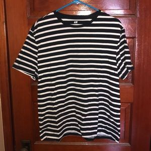 Mens H&M Stripped T-Shirt